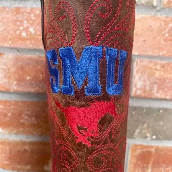 SMU Mustangs Gameday Cowboy Boots - Picture 3 of 8